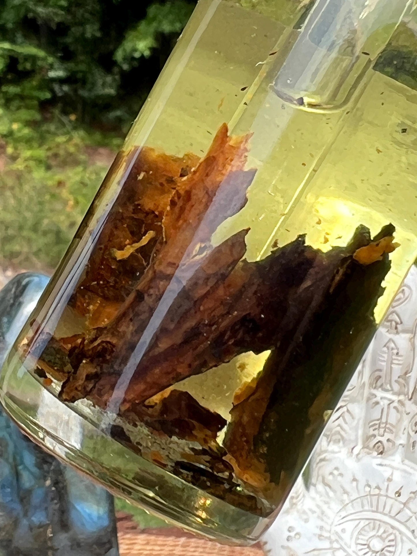 Lightning Struck Wood Oil | Increase Power of Workings Manifestation Protection Transformation Domination Commanding Passion Ritual Spells