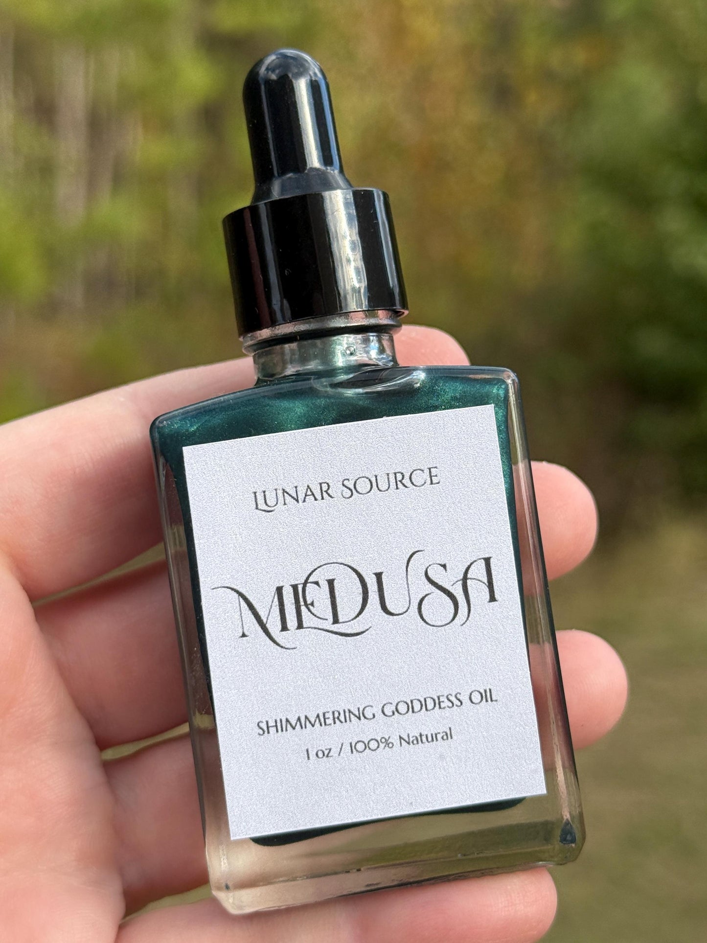 Medusa Luxury Shimmering Body Perfume Oil | Greek Mythology Snake Hair Gorgon Witchcraft Altar Ritual Spell Deity Intention Pagan Gift
