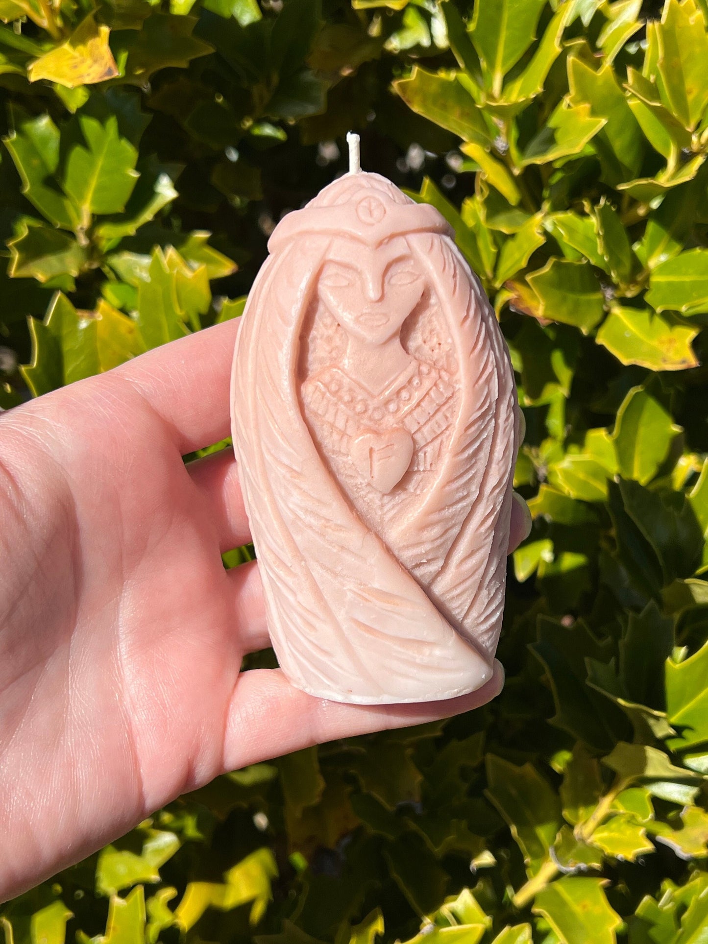 SPECIAL EDITION Freya Candle | Freyja Seidr Magic Fehu Runic Offering Ritual Figure Norse Viking Goddess Witchcraft Altar Spell Deity Statue